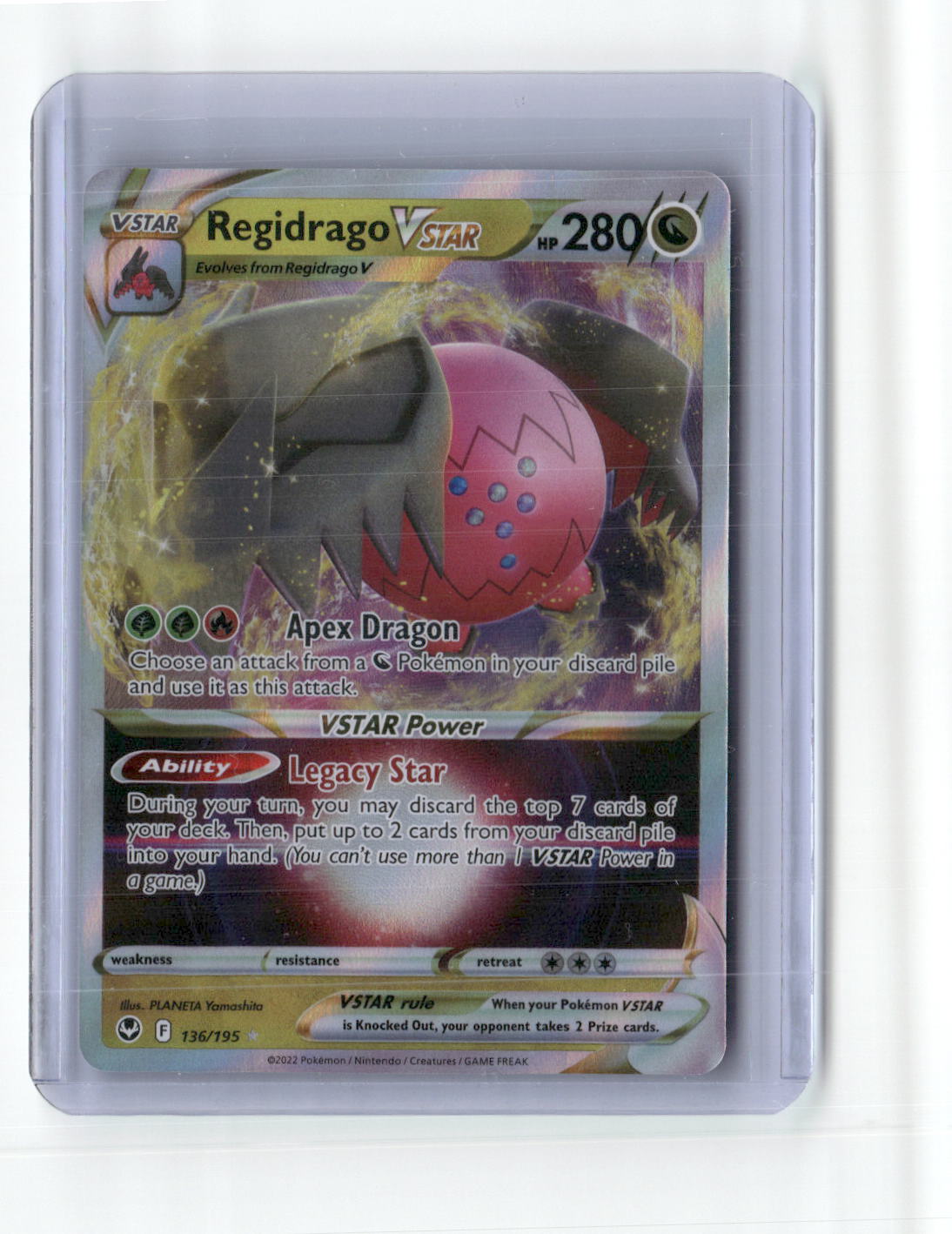Regidrago VSTAR Ultra Rare SWSH12: Silver Tempest 136/195 NM