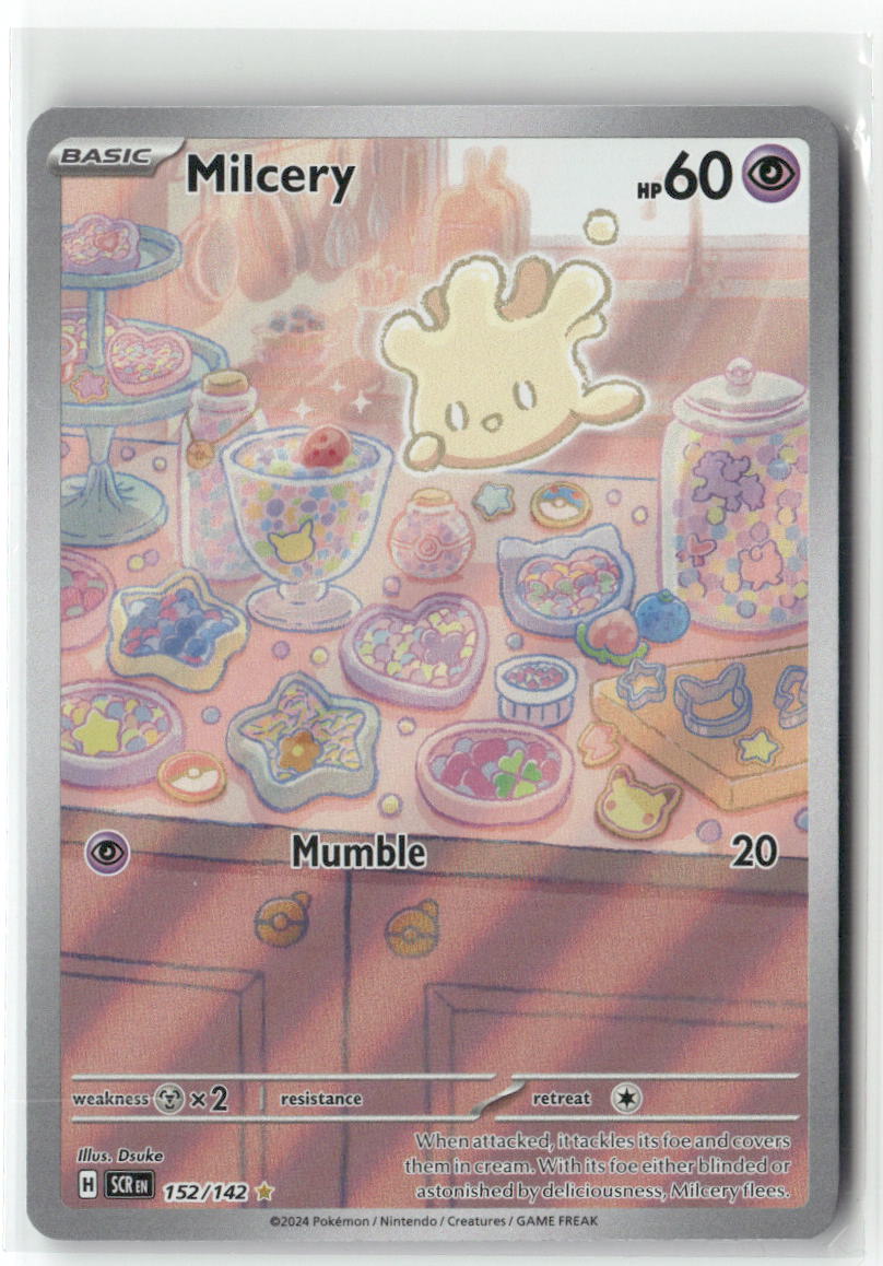 Milcery Illustration Rare SV07: Stellar Crown 152/142 NM