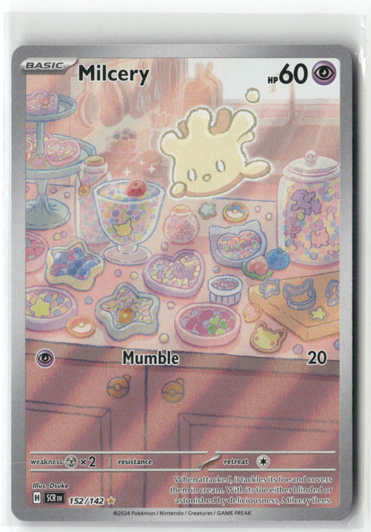 Milcery Illustration Rare SV07: Stellar Crown 152/142 NM