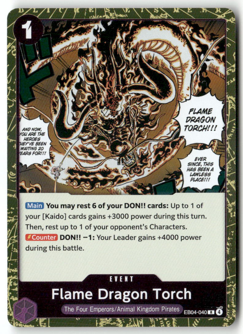 Flame Dragon Torch R The Azure Sea's Seven EB04-040 NM