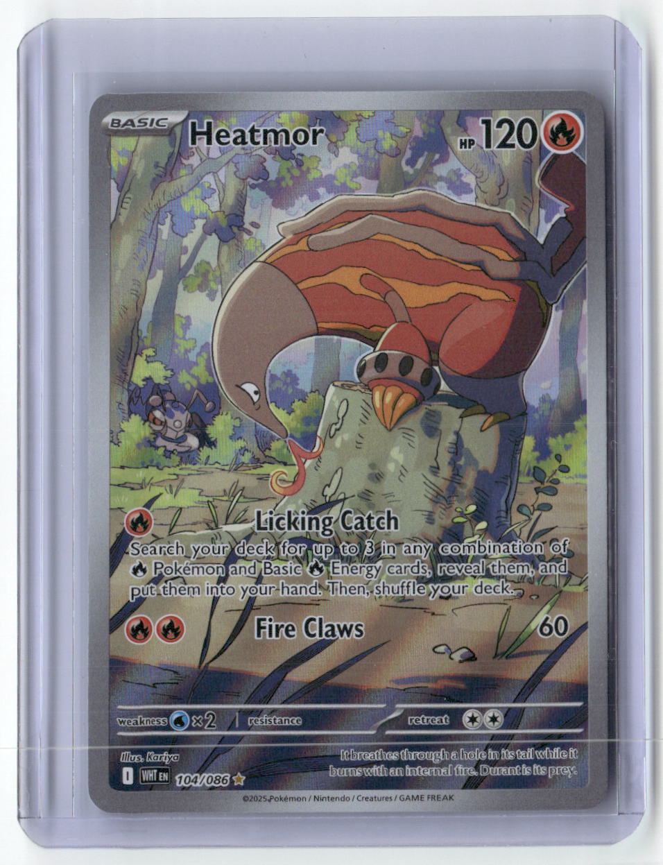 Heatmor - Illustration Rare SV: White Flare 104/086 NM