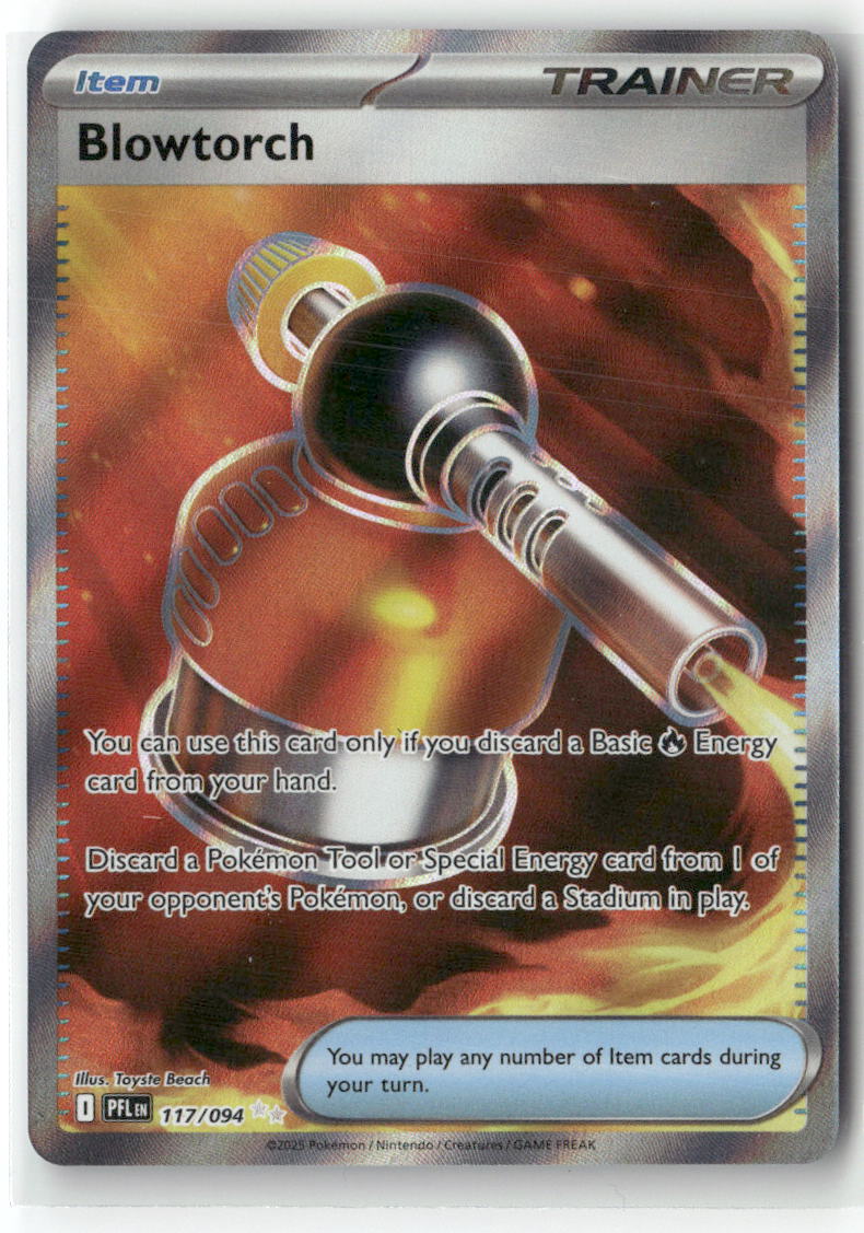 Blowtorch Ultra Rare ME02: Phantasmal Flames 117/094 NM
