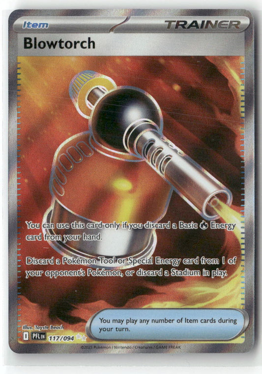 Blowtorch Ultra Rare ME02: Phantasmal Flames 117/094 NM