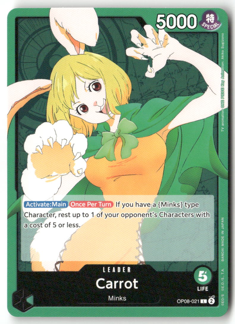 Carrot (021) L Two Legends OP08-021 NM