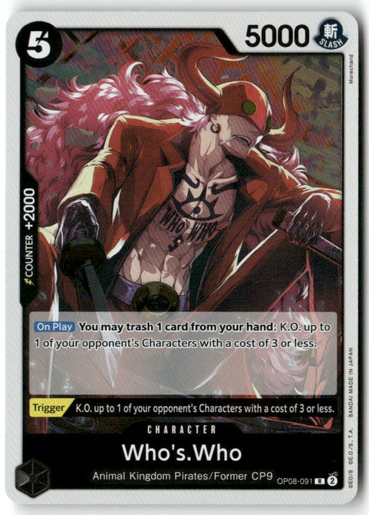 Who's.Who R Two Legends OP08-091 NM
