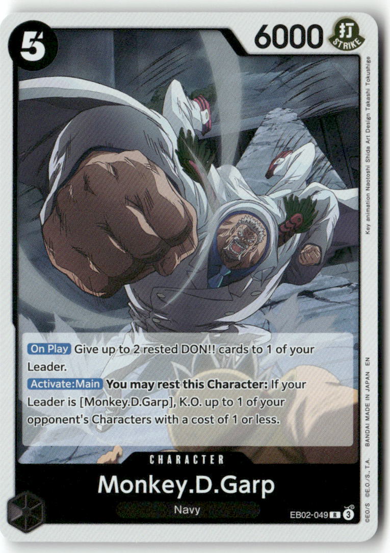 Monkey.D.Garp R Extra Booster: Anime 25th Collection EB02-049 NM