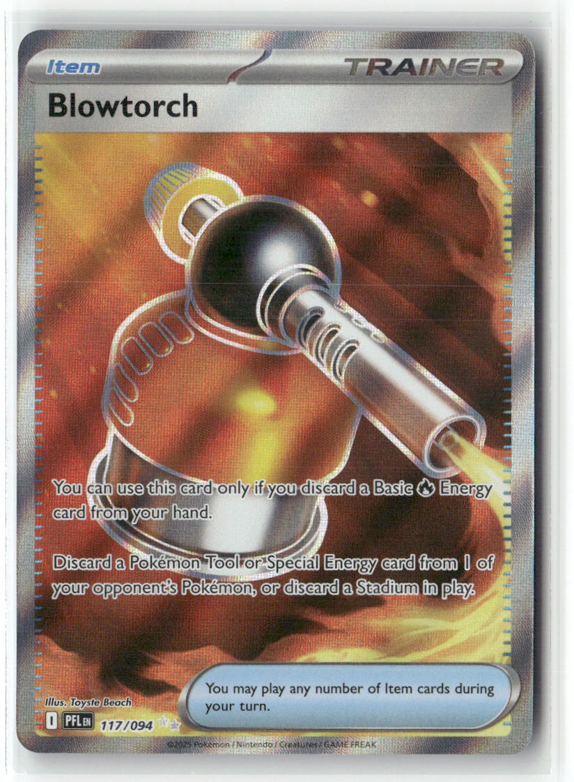 Blowtorch Ultra Rare ME02: Phantasmal Flames 117/094 NM