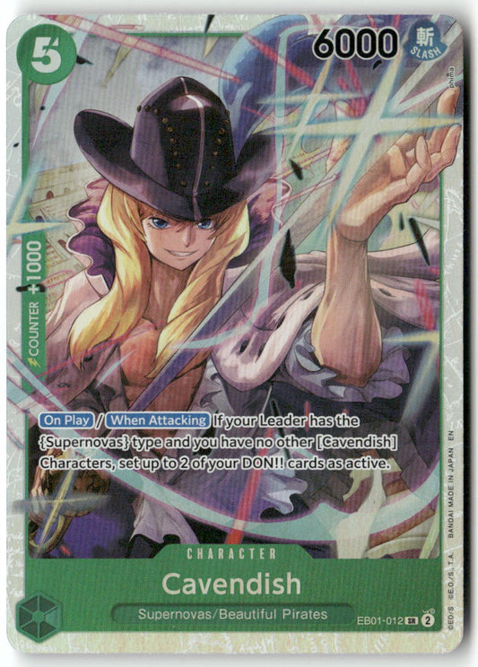 Cavendish (Zoro Deck) SR Learn Together Deck Set EB01-012 NM