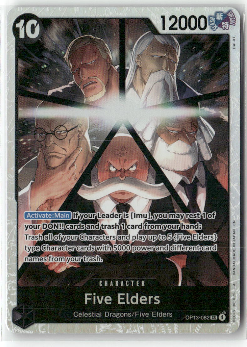 Five Elders SR Carrying On His Will OP13-082 NM