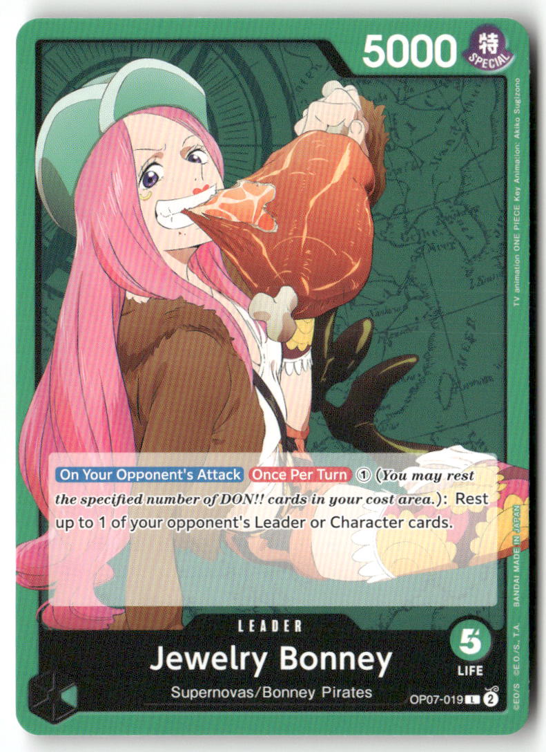 Jewelry Bonney (019) L 500 Years in the Future OP07-019 NM