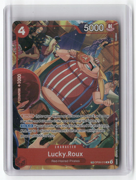 Lucky.Roux (TR) TR A Fist of Divine Speed OP09-015 NM