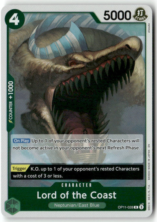 Lord of the Coast (Judge Pack Vol. 7) R One Piece Promotion Cards OP11-028 NM