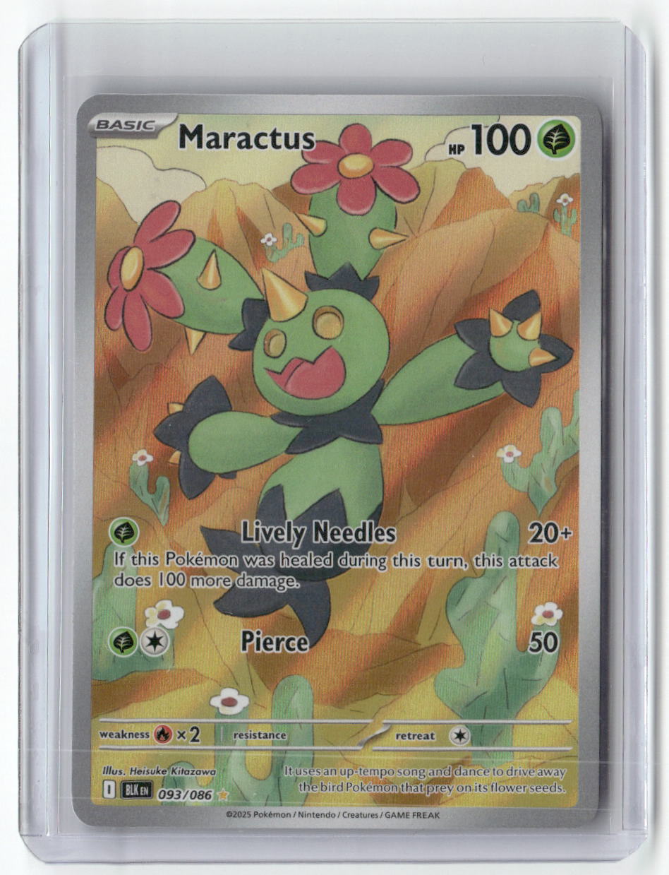 Maractus - Illustration Rare SV: Black Bolt 093/086 NM