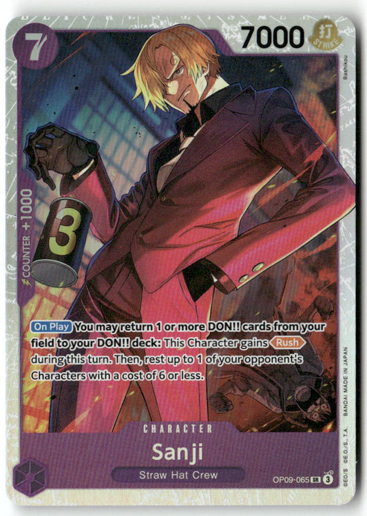 Sanji -  (Reprint) SR Premium Booster -The Best- Vol. 2 OP09-065 NM