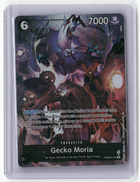Gecko Moria (Alternate Art) R Premium Booster -The Best- Vol. 2 PRB02-013 NM